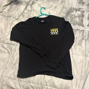 Vans Black and Yellow Logo Tee